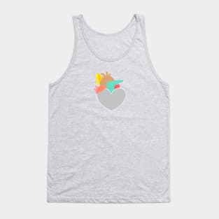 retro heart and arteries Tank Top